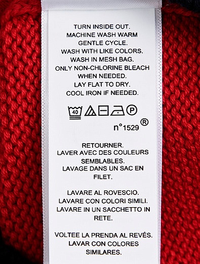 Кардиган двухцветный с принтом логотипа Ralph Lauren - 1404519080710 - Фото 3