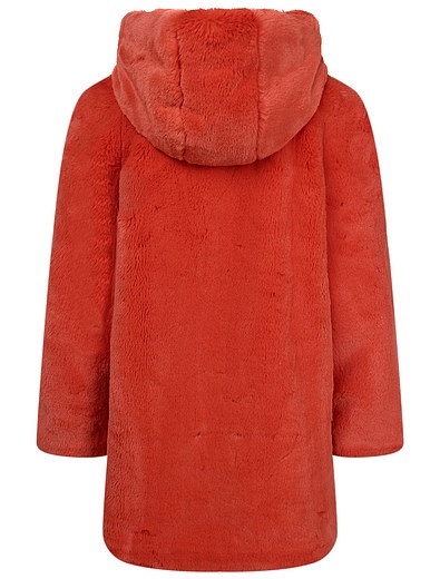 Оранжевое меховое пальто Vicolo - 1124509081274 - Фото 2