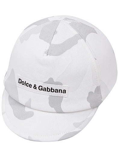 Кепка с камуфляжным принтом Dolce & Gabbana - 1184519170726 - Фото 1