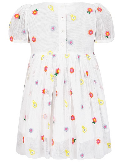 Платье из тюля с цветочной вышивкой Stella McCartney - 1054509379579 - Фото 2