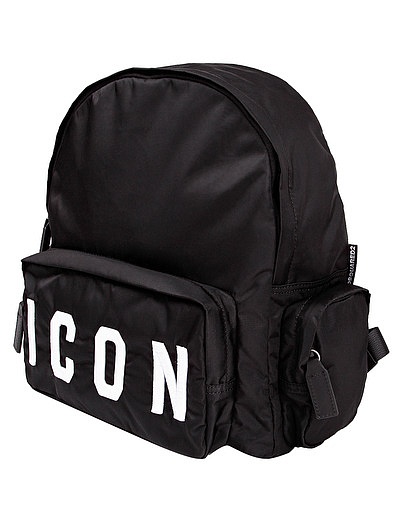 Рюкзак ICON черный Dsquared2 - 1501118980011 - Фото 3