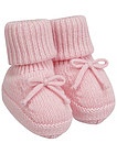 Розовые носки-пинетки из мягкого кашемира - 1534509280308