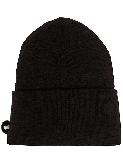 Чёрная шапка бини с брошками в комплекте Regina - 1354509180503 - Фото 4