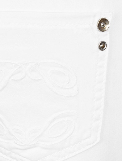 Белые зауженные брюки Patrizia Pepe - 1081209870082 - Фото 2