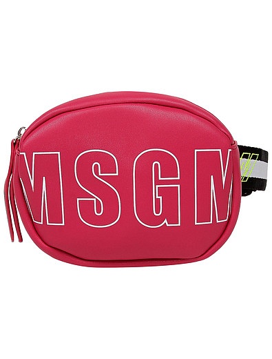 Сумка поясная с логотипом MSGM - 1204508080437 - Фото 1