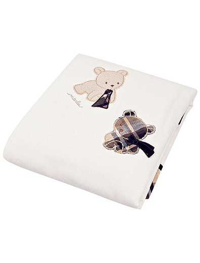 Одеяло кремового цвета с мишками Marlu - 0774529180078 - Фото 1