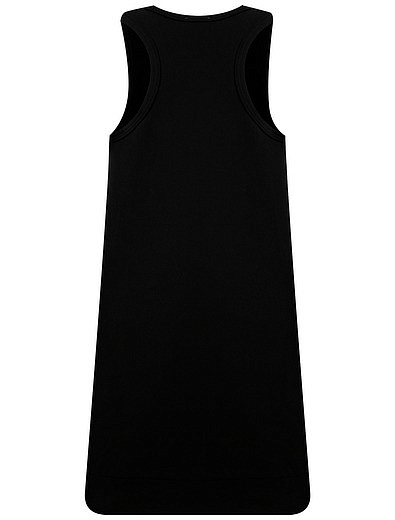 Черное платье с логотипом №21 kids - 1054509172187 - Фото 5