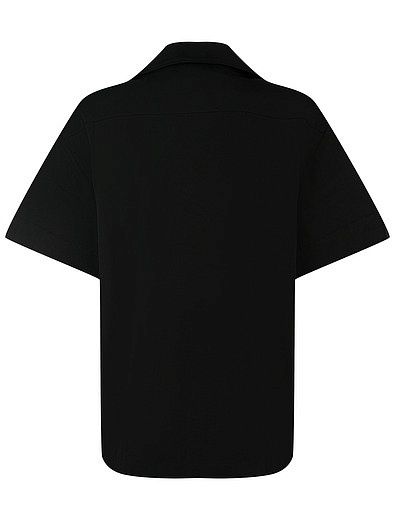 Чёрная рубашка с коротким рукавом Dolce & Gabbana - 1014519372519 - Фото 2