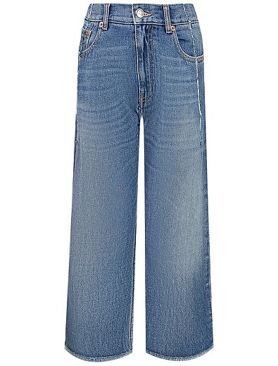 Светлые джинсы свободного кроя MM6 Maison Margiela - 1164509280017 - Фото 1