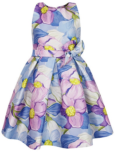 Платье с крупным цветочным принтом ABEL & LULA - 1054609271704 - Фото 1