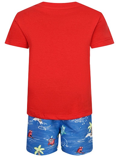 Пляжный комплект из футболки и шорт Mayoral - 0914518410018 - Фото 2