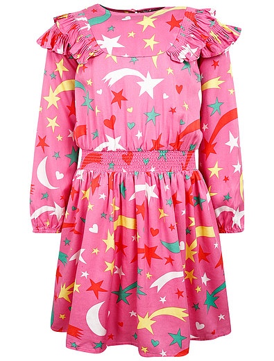 Розовое платье со звёздами Stella McCartney - 1054509283753 - Фото 1
