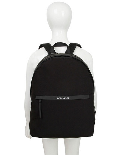 чёрный рюкзак с логотипом Antony Morato - 1504518270058 - Фото 4