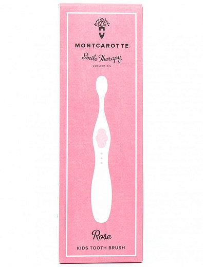 Детская зубная щетка розового цвета Montcarotte - 6442628580047 - Фото 1