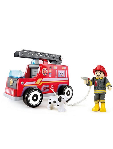 Пожарная машина с водителем Hape - 7134529180769 - Фото 1