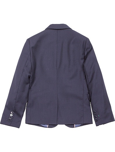 Синий однобортный пиджак Paul Smith Junior - 1330419580268 - Фото 3