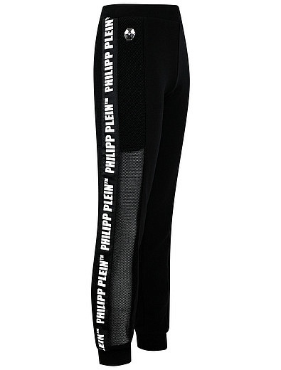 Спортивные брюки с логотипом на боку Philipp Plein - 4244509171618 - Фото 2