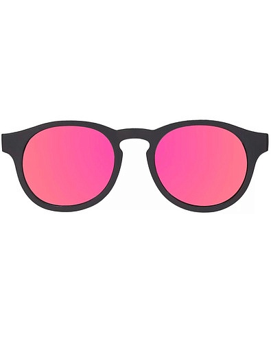 Солнцезащитные очки в черной опарве и розовыми стеклами Babiators - 5254528270192 - Фото 1