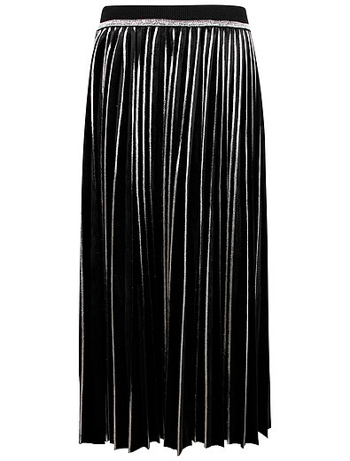 Черная плиссированная юбка Fun & Fun - 1041109980236 - Фото 1