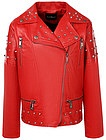 Красная куртка с косой молнией - 1074509186748