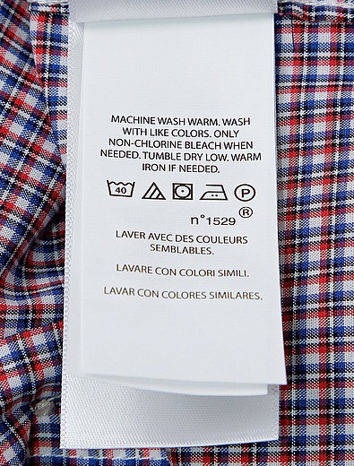 Рубашка в клетку с логотипом Ralph Lauren - 1014519083606 - Фото 3