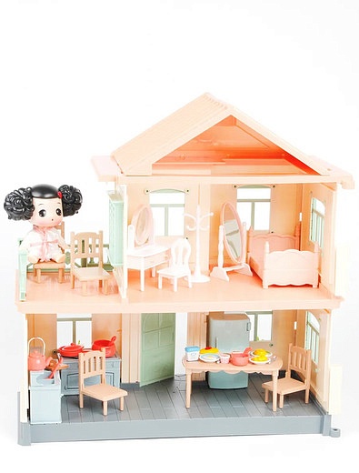 Игровой набор Двухэтажный дом с куклой и аксессуарами  - 7134509270206 - Фото 4