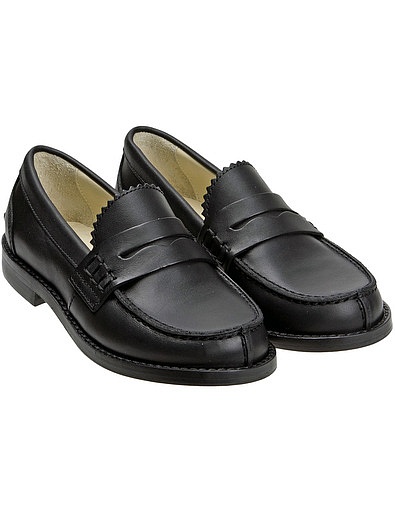 Черные туфли из натуральной кожи Andrea Montelpare - 2011119780088 - Фото 1