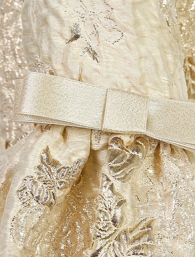 золотистое Платье с вышивкой David Charles - 1051909880094 - Фото 3