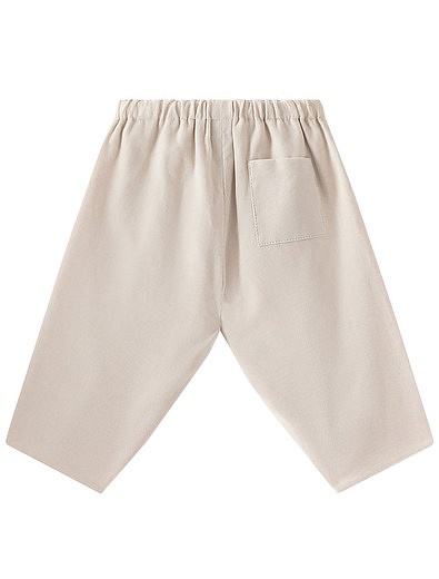 Серые хлопковые брюки Bonpoint - 1084519184405 - Фото 2