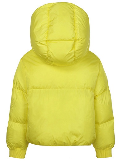 Желтая куртка со съемным капюшоном MM6 Maison Margiela - 1074529282093 - Фото 4