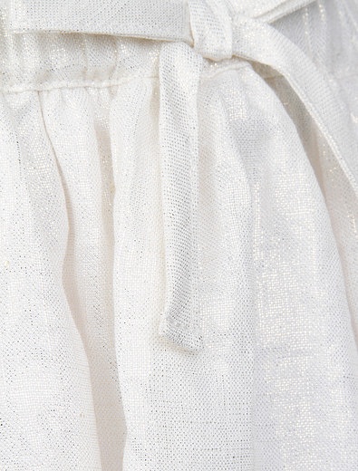 Льняная юбка с бантом Il Gufo - 1041209671157 - Фото 2