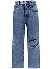 Синие джинсы с разрезами - 1164509271367