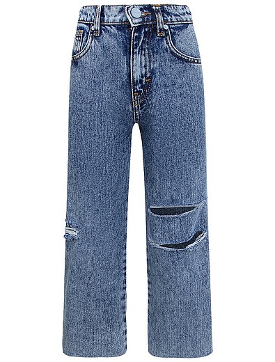 Синие джинсы с разрезами Pinko - 1164509271367 - Фото 1