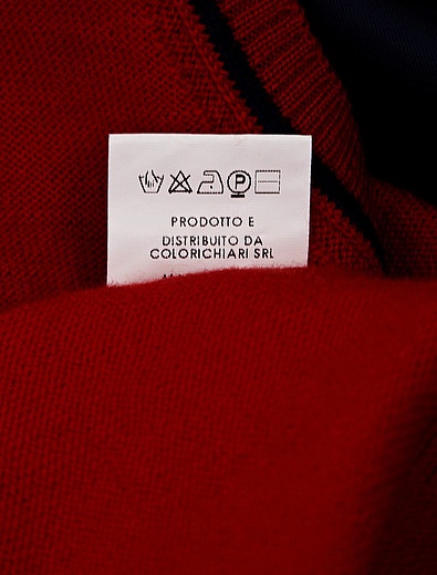 Костюм из красного пиджака в клетку, брюк, жилета и рубашки Colorichiari - 6063019980019 - Фото 10