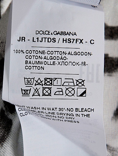 Футболка с принтом граффити Dolce & Gabbana - 1134519182212 - Фото 3