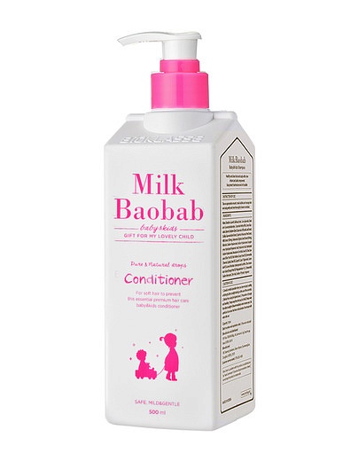 Детский бальзам для волос MilkBaobab Baby&amp;Kids Conditioner 500мл MILK BAOBAB - 6854528180027 - Фото 1