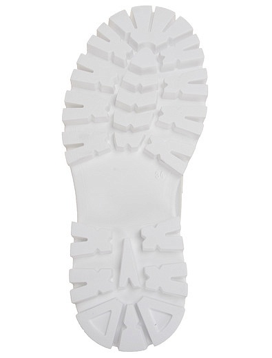 Белые кожаные лоферы RONDINELLA - 2014509370227 - Фото 5