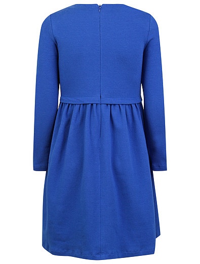 Синие Платье с оборкой Il Gufo - 1051409880198 - Фото 3
