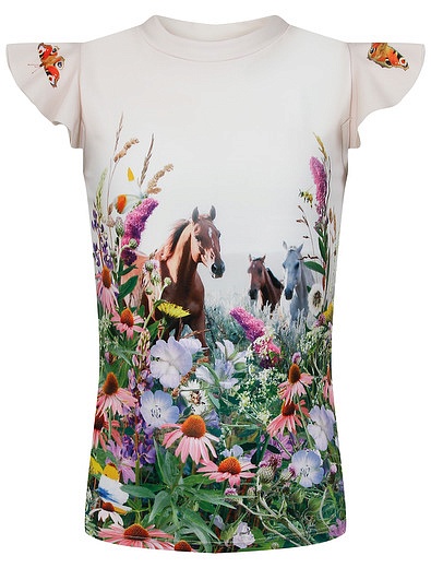 Солнцезащитная футболка с принтом Wild Horses MOLO - 4404509410074 - Фото 1
