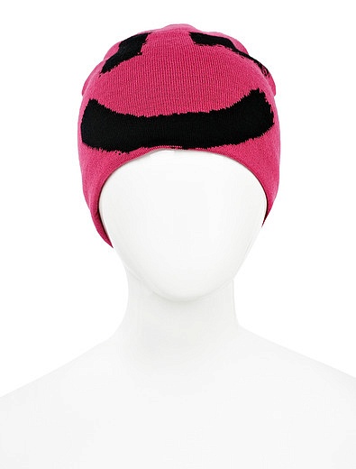 Розовая шапка со смайликом MOLO - 1354509182323 - Фото 2