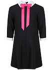 Черное платье с розовым бантом - 1054509081687