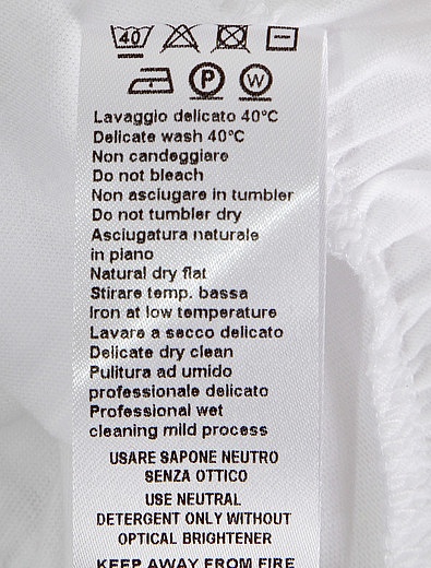 Комплект из блузы и шорт Il Gufo - 3023009971727 - Фото 6