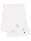 Белый шарф со снежинками - 1224508380221