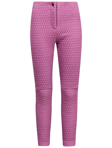 Розовые стеганые утепленные брюки NAUMI - 1602609980081 - Фото 1