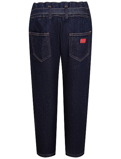 эластичные джинсы с ремнем Dolce & Gabbana - 1164509080594 - Фото 5