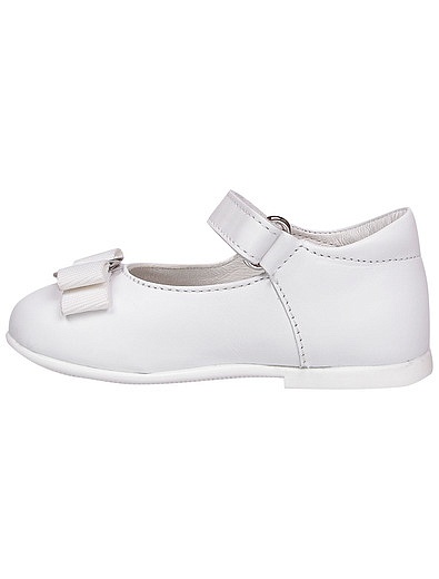 Белые туфли из натуральной кожи Naturino - 2011209970030 - Фото 3