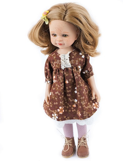 Кукла Паоло Рейна в коричневом платье 36 см Carolon - 7114520270089 - Фото 2