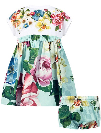 Платье с аппликацией в виде бабочек Dolce & Gabbana - 1054509077963 - Фото 1