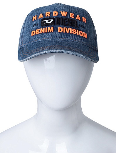 Джинсовая кепка с логотипом Diesel - 1184529170204 - Фото 3