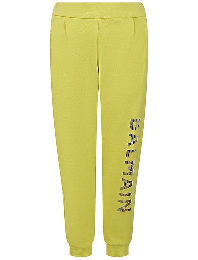 Желтые спортивные брюки Balmain - 4244529370404 - Фото 1